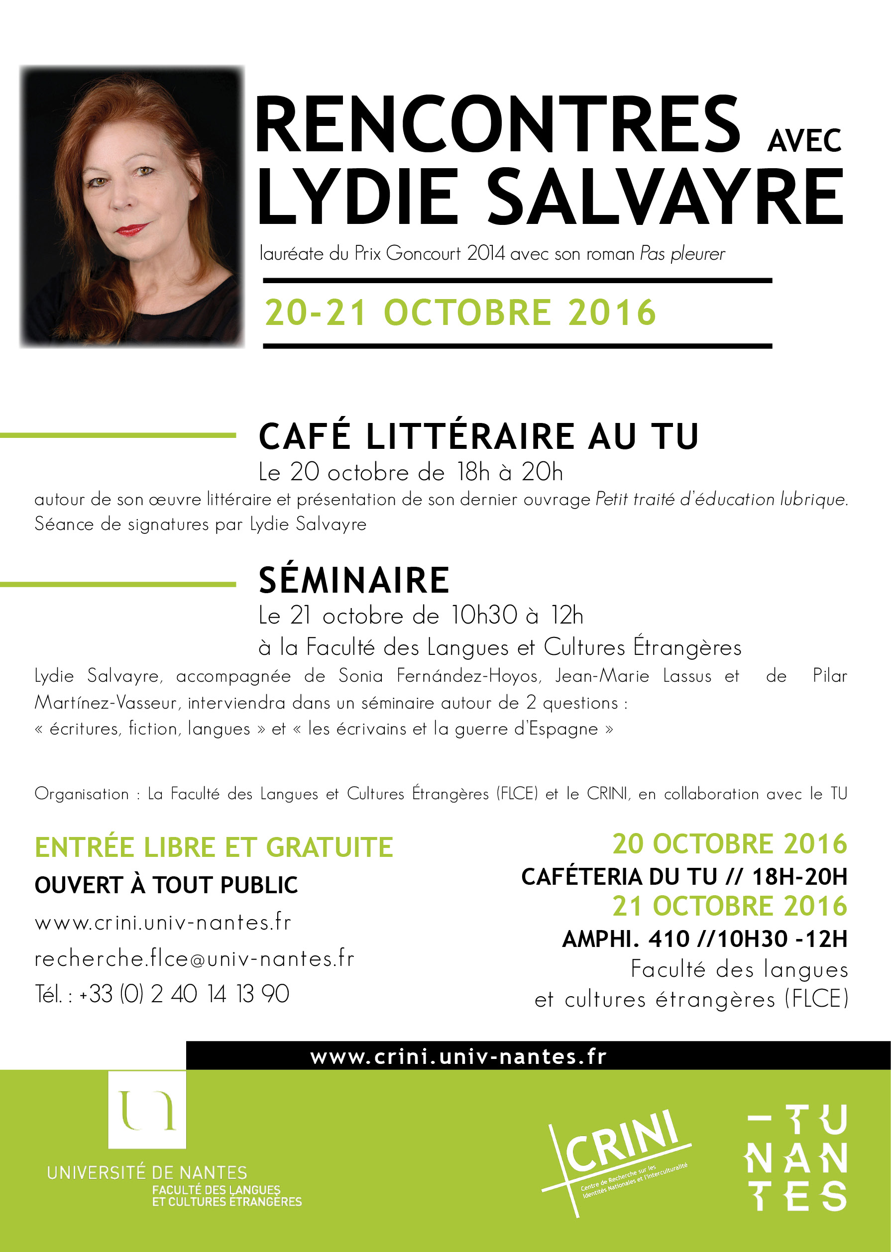 Rencontre avec Lydie Salvayre